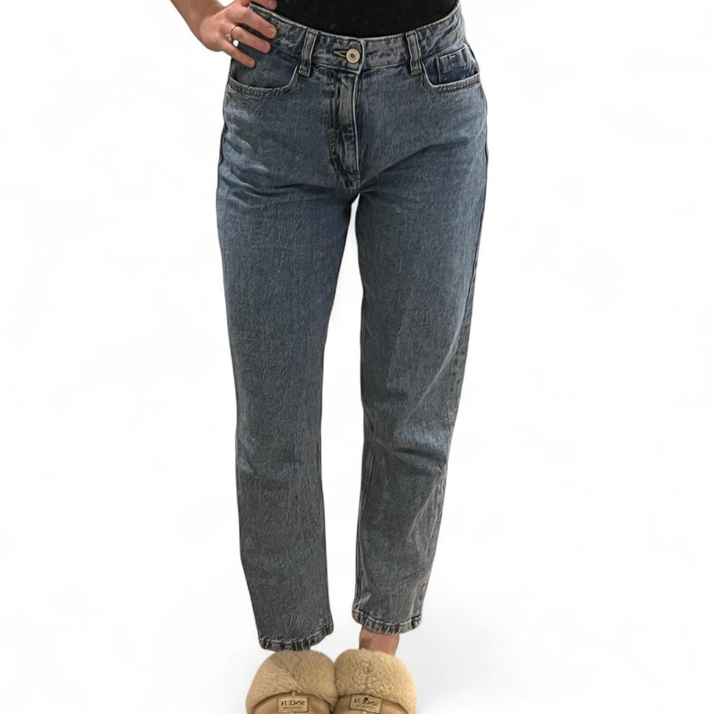 Zara High Waist Mom Jeans